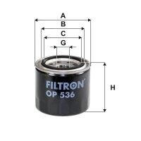 FILTRON OP 536 Ölfilter