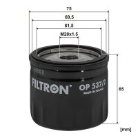 FILTRON OP 537/2 Ölfilter