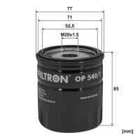 FILTRON OP 540/1 Ölfilter