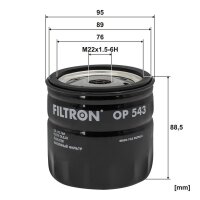 FILTRON OP 543 Ölfilter