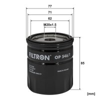 FILTRON OP 546/1 Ölfilter