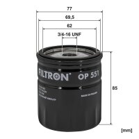 FILTRON OP 551 Ölfilter