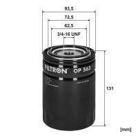 FILTRON OP 563 Ölfilter
