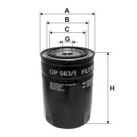 FILTRON OP 563/1 Ölfilter