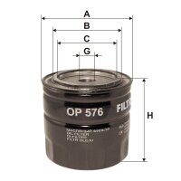 FILTRON OP 576 Ölfilter