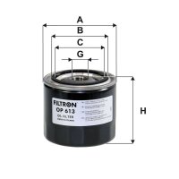 FILTRON OP 613 Ölfilter