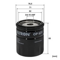FILTRON OP 629 Ölfilter