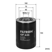 FILTRON OP 636 Ölfilter