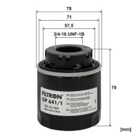 FILTRON OP 641/1 Ölfilter