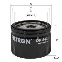 FILTRON OP 643/3 Ölfilter