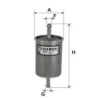 FILTRON PP 831 Kraftstofffilter