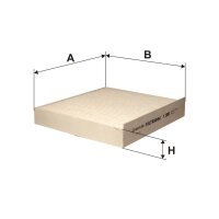 Innenraum-Pollenfilter FILTRON K 1189 Partikelfilter - 1...