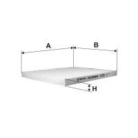 Innenraum-Pollenfilter FILTRON K 1231 240x211x17mm - 1...