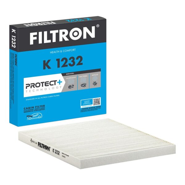 Innenraum-/Pollenfilter FILTRON K 1232 226x203mm - 1 Stück