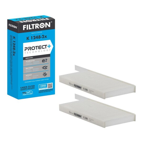 Innenraum-/Pollenfilter FILTRON K 1248-2X - 1 Stück