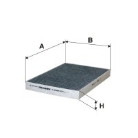 Innenraum-/Pollenfilter Filtron K 1259A Aktivkohlefilter...