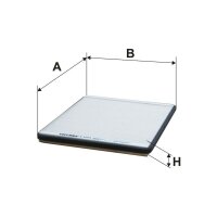Innenraum-/Pollenfilter FILTRON K 1293 Partikelfilter - 1...