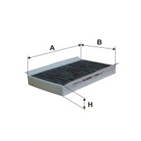 Innenraum-Pollenfilter FILTRON K 1296A Aktivkohle...