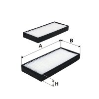 Innenraum-/Pollenfilter Filtron K 1309-2X 236x97x25mm - 1...