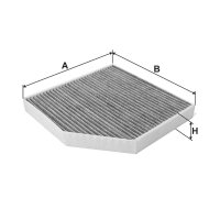 Innenraumfilter FILTRON K 1318A Aktivkohlefilter Pollenfilter - 1 Stück