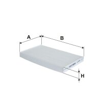 Innenraum-Pollenfilter Filtron K 1324 258x150x25mm - 1...