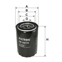 FILTRON OP 647/4 Ölfilter