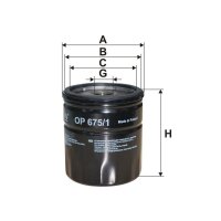 FILTRON OP 675/1 Ölfilter