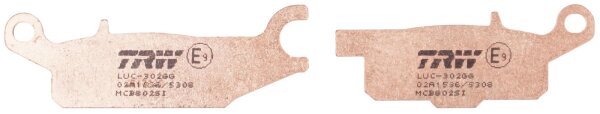 TRW MCB802SI Bremsbelagsatz, Scheibenbremse