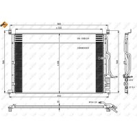 NRF 35923 Kondensator, Klimaanlage
