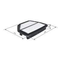 BOSCH F 026 400 203 Luftfilter