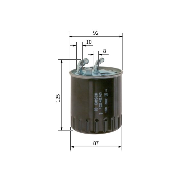 BOSCH F 026 402 065 Kraftstofffilter