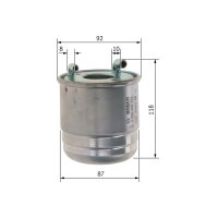 BOSCH F 026 402 103 Kraftstofffilter