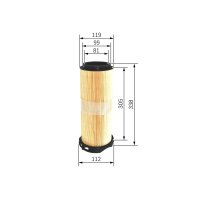 BOSCH F 026 400 214 Luftfilter