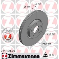 ZIMMERMANN 285.3516.20 Bremsscheibe