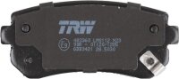 TRW GDB3421 Bremsbelagsatz, Scheibenbremse