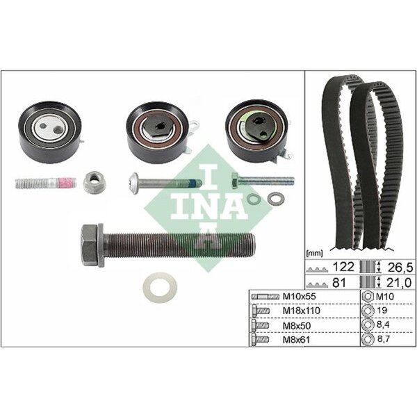 Schaeffler INA 530 0484 10 Zahnriemensatz