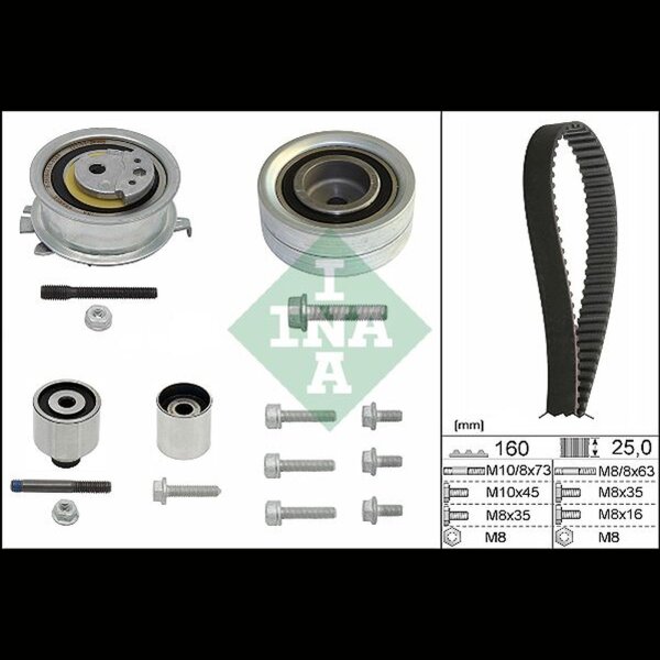 Schaeffler INA 530 0550 10 Zahnriemensatz