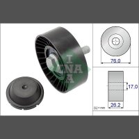 Schaeffler INA 532 0632 10 Umlenk-/Führungsrolle,...