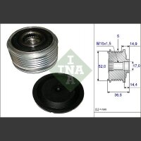 Schaeffler INA 535 0129 10 Generatorfreilauf