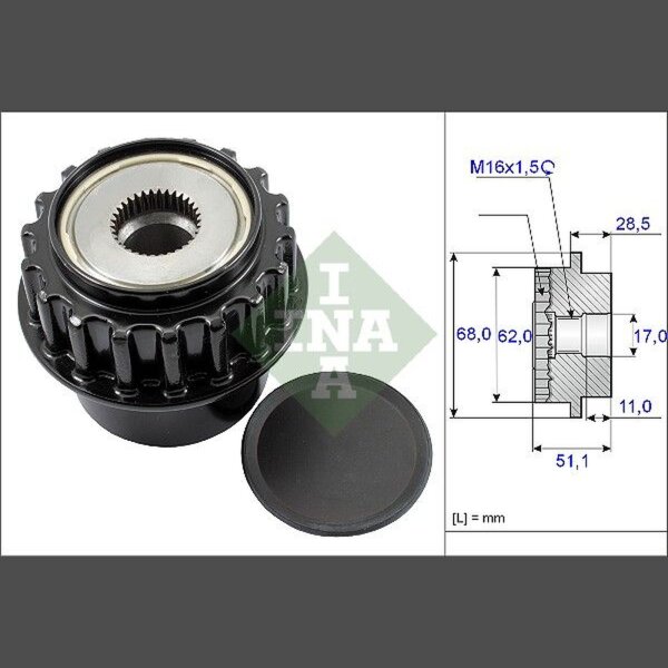 Schaeffler INA 535 0175 10 Generatorfreilauf