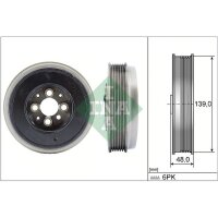 Schaeffler INA 544 0065 10 Riemenscheibe, Kurbelwelle