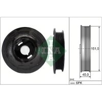 Schaeffler INA 544 0072 10 Riemenscheibe, Kurbelwelle