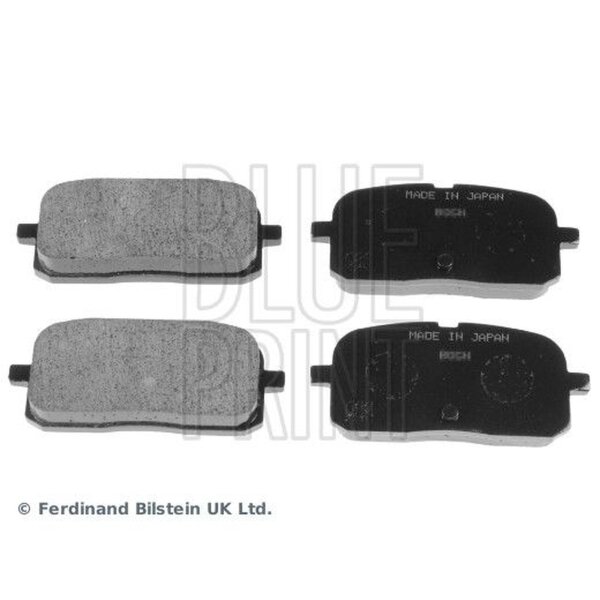 BLUE PRINT ADT34267 Bremsbelagsatz, Scheibenbremse