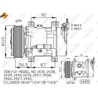 NRF 32227 Kompressor, Klimaanlage