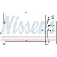 NISSENS 94931 Kondensator, Klimaanlage