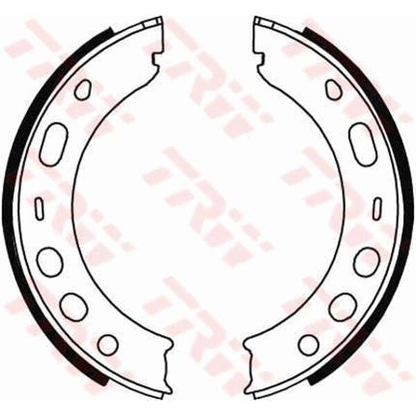 TRW GS8706 Bremsbackensatz, Feststellbremse