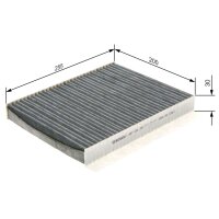 BOSCH 1 987 432 354 Filter, Innenraumluft