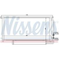 NISSENS 94840 Kondensator, Klimaanlage