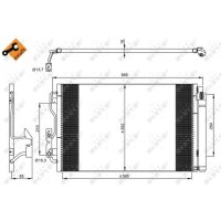 NRF 35970 Kondensator, Klimaanlage