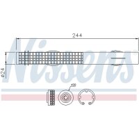 NISSENS 95457 Trockner, Klimaanlage